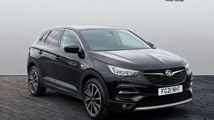 Used Vauxhall Grandland X Elite 131 HP (96 kW) 2021 Black SUV