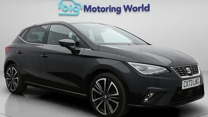 Begagnad Seat Ibiza XCELLENCE Lux 110 HK (80 kW) 2024 Svart Halvkombi