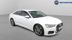 White Used 2021 Audi A6 S-Line Sedan | £24,049 (Fair price)