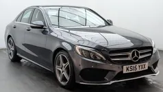 Grey Used 2015 Mercedes C250 AMG line Sedan | £13,250 (Fair price)