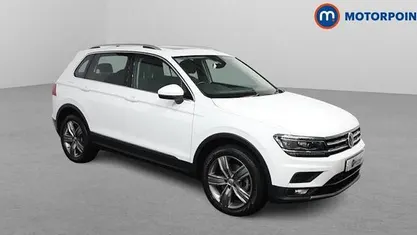 White Used 2019 VW Tiguan SEL SUV | £21,649 (Fair price)