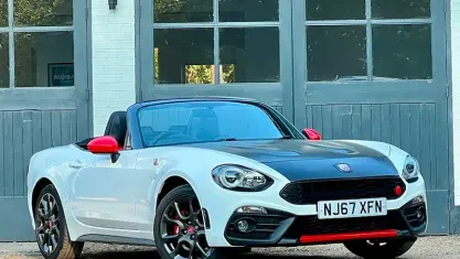 Used Abarth 124 Spider 170 HP (125 kW) 2017 White Cabriolet