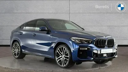 Used BMW X6 M Sport 340 HP (250 kW) 2021 Blue SUV