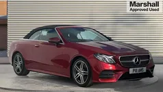 Red Used 2018 Mercedes E220 AMG Line Premium Cabriolet | £22,540 (Fair price)
