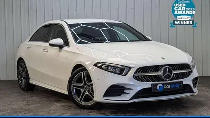 Used Mercedes A200 AMG Line Premium 150 HP (110 kW) 2020 White Sedan