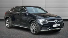 Obsidian black Used 2021 Mercedes GLC300 AMG line Coupe | £31,995 (Fair price)