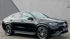 Obsidian black metallic Used 2025 Mercedes GLE450 AMG AMG Line Premium Plus Coupe | £73,890 (Good price)