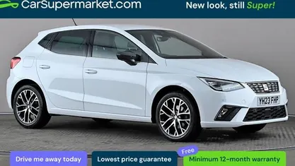 Used Seat Ibiza XCELLENCE Lux 110 HP (80 kW) 2023 White Hatchback