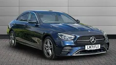 Blue Used 2021 Mercedes E300 AMG line Sedan | £27,495 (Good price)