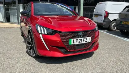 Used Peugeot e-208 GTi 100 kW (136 HP) 2021 Red Hatchback