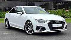 White Used 2022 Audi A4 S-Line Sedan | £22,950 (Fair price)