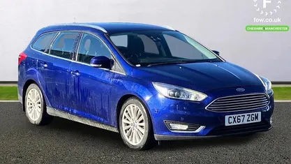 Used Ford Focus Titanium X 182 HP (133 kW) 2017 Blue Estate