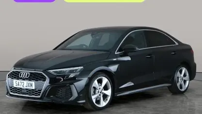 Used Audi A3 S-Line 150 HP (110 kW) 2022 Black Sedan