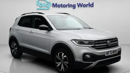 Used VW T-Cross Black Edition 95 HP (69 kW) 2023 Silver SUV