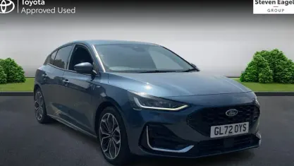 Used Ford Focus ST-Line 125 HP (91 kW) 2022 Blue Hatchback