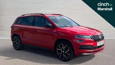 Red Used 2022 Skoda Karoq SportLine SUV | £22,386 (Fair price)