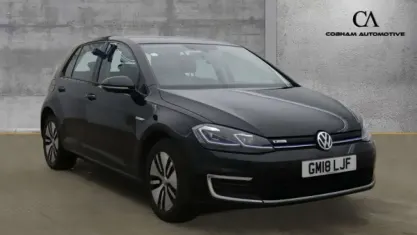 Used VW e-Golf 99 kW (135 HP) 2018 Black Hatchback