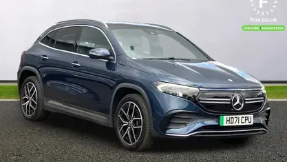 Used Mercedes EQA350 AMG Line Premium 214 kW (292 HP) 2021 Blue SUV
