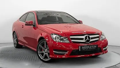 Used Mercedes C250 Sport Edition 204 HP (150 kW) 2014 Red Coupe