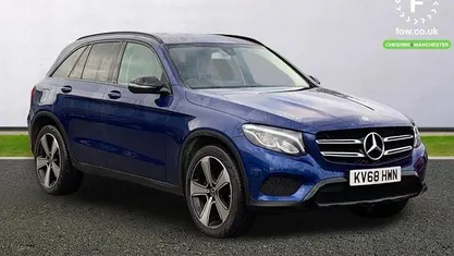 Used Mercedes GLC220 Urban 170 HP (125 kW) 2018 Blue Estate