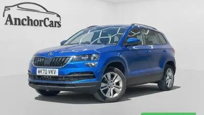 Used Skoda Karoq SE Technology 150 HP (110 kW) 2020 Blue SUV