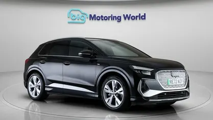 Black Used 2022 Audi Q4 e-tron S-Line SUV | £22,200 (Fair price)