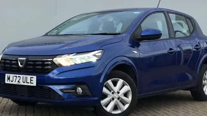 Used Dacia Sandero Comfort 91 HP (66 kW) 2022 Blue Hatchback