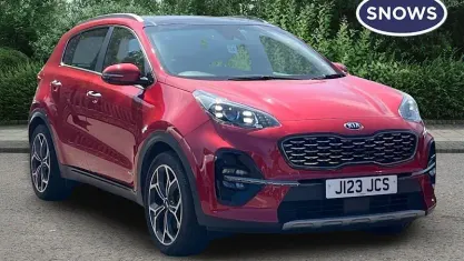 Used Kia Sportage GT-Line S 136 HP (100 kW) 2021 Red SUV