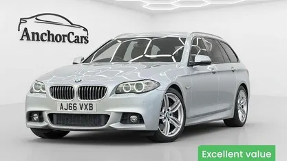 Silver Used 2016 BMW 530 M Sport Estate | £15,690 (Fair price)