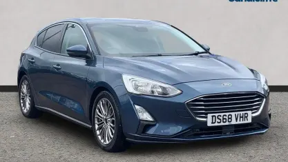 Used Ford Focus Titanium X 125 HP (91 kW) 2020 Chrome blue (premium paint) Hatchback