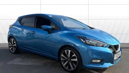 Używany Nissan Micra Tekna 92 KM (67 kW) 2021 Niebieski Hatchback