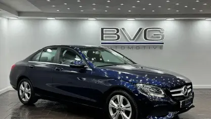 Used Mercedes C200 Executive 184 HP (135 kW) 2017 Blue Sedan