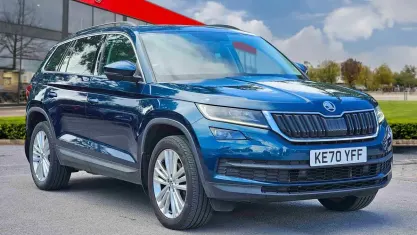 Used Skoda Kodiaq SE L 150 HP (110 kW) 2020 Blue SUV
