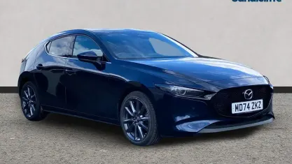 Used Mazda 3 Exclusive-Line 140 HP (102 kW) 2025 Blue Hatchback