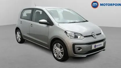 Begagnad VW up! Highline 60 HK (44 kW) 2019 Silver Halvkombi