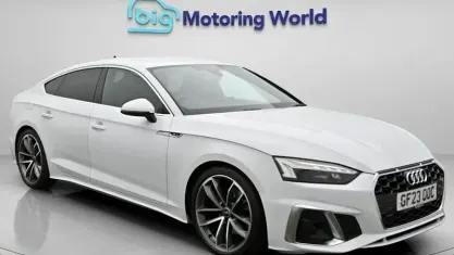 Used Audi A5 Sportback S-Line 150 HP (110 kW) 2023 White Hatchback
