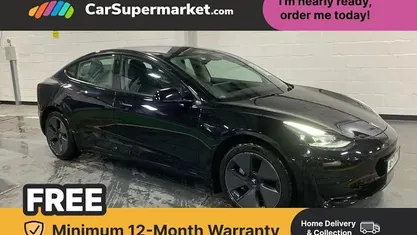 Black Used 2021 Tesla Model 3 Standard Range Sedan | £18,197 (Fair price)