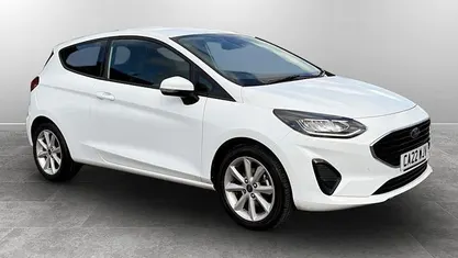 Used Ford Fiesta Trend 101 HP (74 kW) 2021 White Hatchback