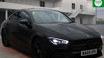 Used Mercedes CLA220 AMG line 190 HP (139 kW) 2019 Black Sedan