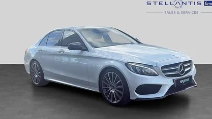 Used Mercedes C250 AMG Line Premium Plus 204 HP (150 kW) 2018 White Sedan