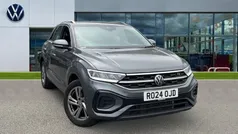 Indium grey metallic Used 2024 VW T-Roc R-line SUV | £27,372 (Fair price)