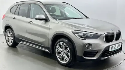 Used BMW X1 Sport Line 190 HP (139 kW) 2018 Silver SUV