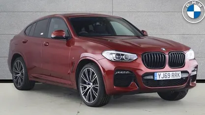 Red Used 2020 BMW X4 M Sport SUV | £27,289 (Good price)