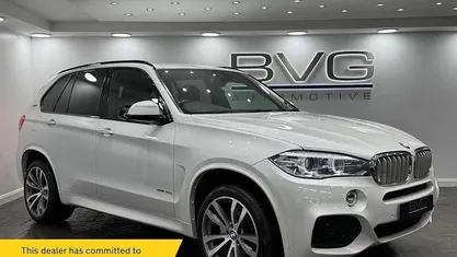 White Used 2018 BMW X5 M Sport SUV | £22,494 (Fair price)