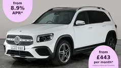 White Used 2022 Mercedes GLB220 AMG line SUV | £29,368 (Fair price)
