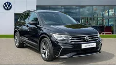 Deep black pearlescent Used 2023 VW Tiguan R-line Edition SUV | £27,333 (Fair price)