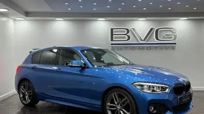 Used BMW 118 M Sport 150 HP (110 kW) 2015 Blue Hatchback