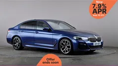 Blue Used 2022 BMW 520 M Sport Sedan | £27,087 (Fair price)