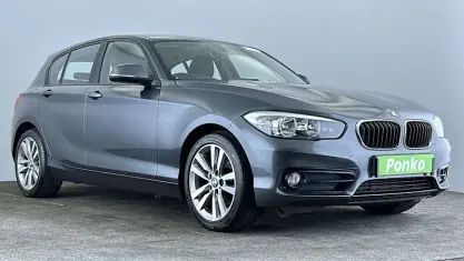Used BMW 118 Sport Line 136 HP (100 kW) 2017 Grey Hatchback