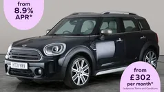 Blue/black Used 2021 Mini Cooper Countryman Exclusive SUV | £20,476 (Fair price)